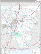 Hartford-West Hartford-East Hartford Metro Area Digital Map Premium Style